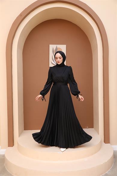 Zuhal Evening Dress - Black