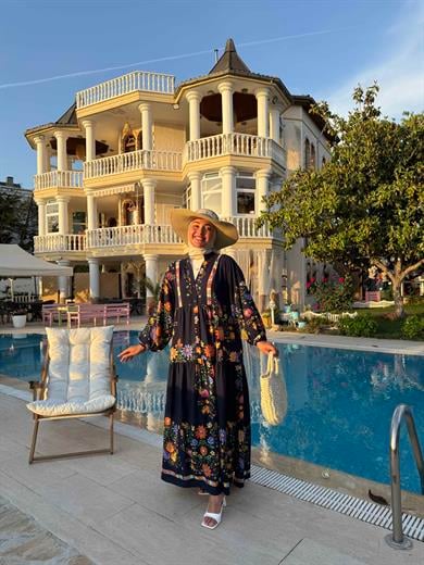 Züleyha Elbise - Lacivert