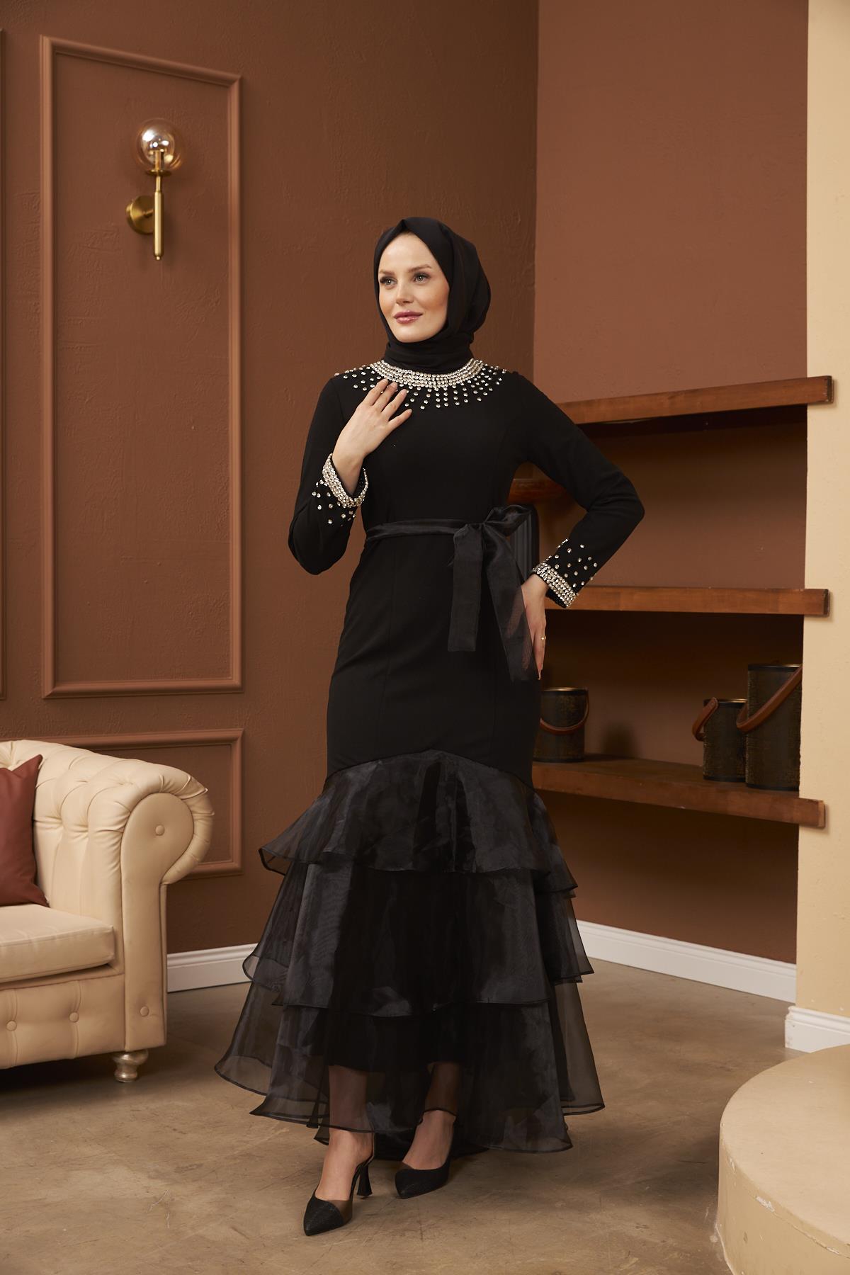 Tuğba tesettür abiye