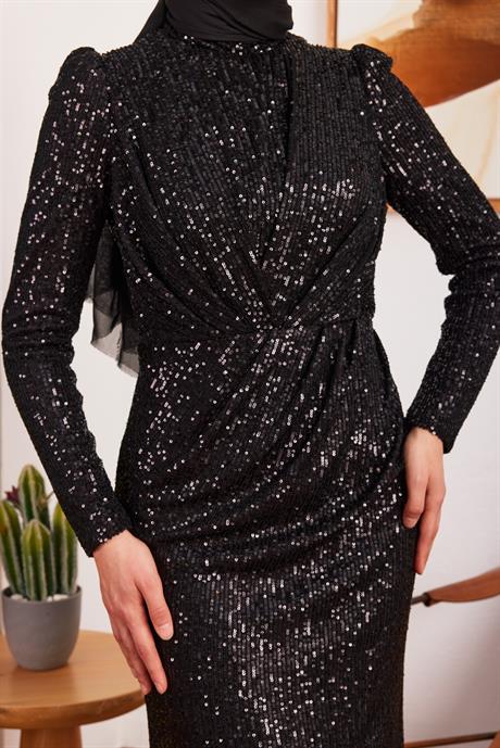 Derya Payet Abiye - Siyah