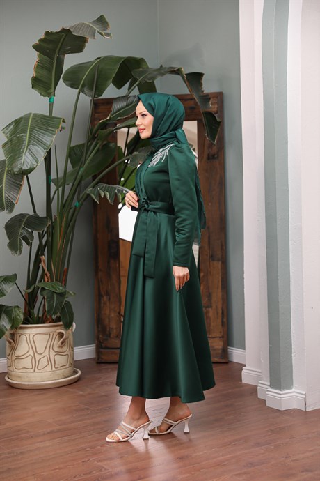 Esila Abiye - Zümrüt Yeşil