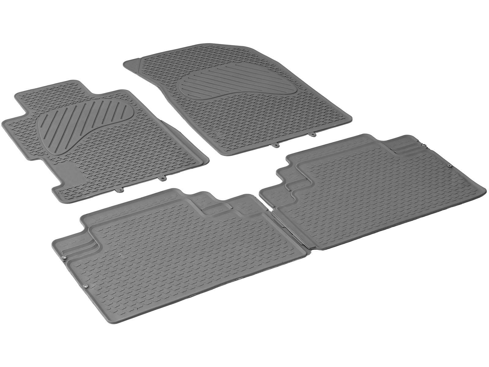 IMAGE2D ARACA ÖZEL KAUÇUK OTO PASPASLARIHONDA CIVIC HB / SEDAN (2002 - 2012) KAUÇUK PASPAS GRİ