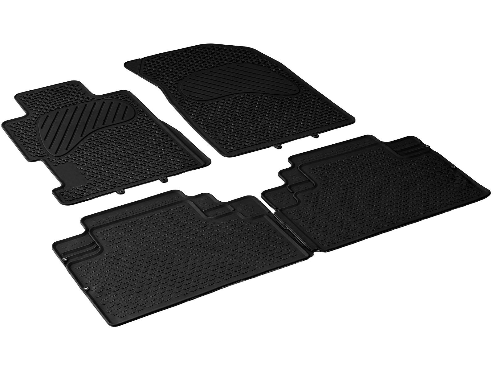 IMAGE2D ARACA ÖZEL KAUÇUK OTO PASPASLARIHONDA CIVIC HB / SEDAN (2002 - 2012) KAUÇUK PASPAS SİYAH