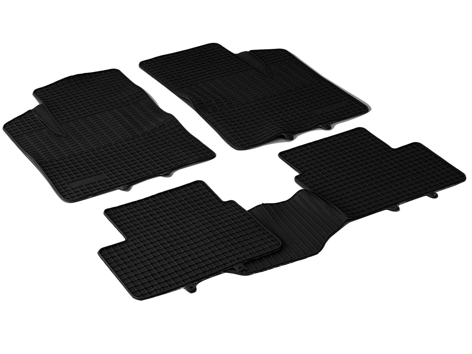 IMAGE2D Araca Özel Kauçuk PaspaslarFIAT DOBLO COMBI (2001 - 2009) KAUÇUK PASPAS SİYAH