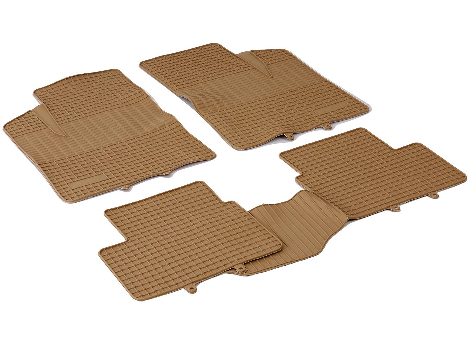 IMAGE2D Araca Özel Kauçuk PaspaslarFIAT DOBLO COMBI (2001 - 2009) KAUÇUK PASPAS BEJ