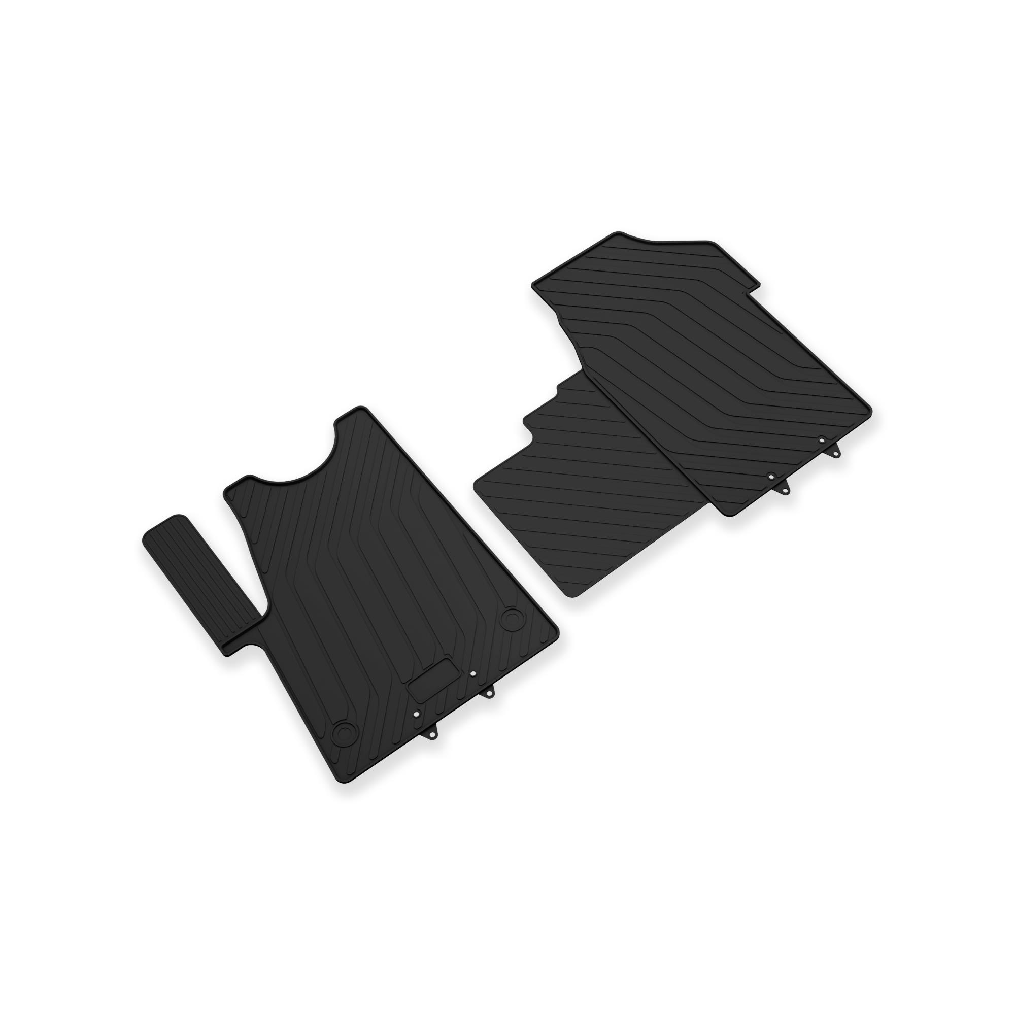 IMAGE2D Araca Özel Kauçuk PaspaslarPEUGEOT EXPERT TRAVELLER COMBI (2016 VE SONRASI) KAUÇUK PASPAS SİYAH