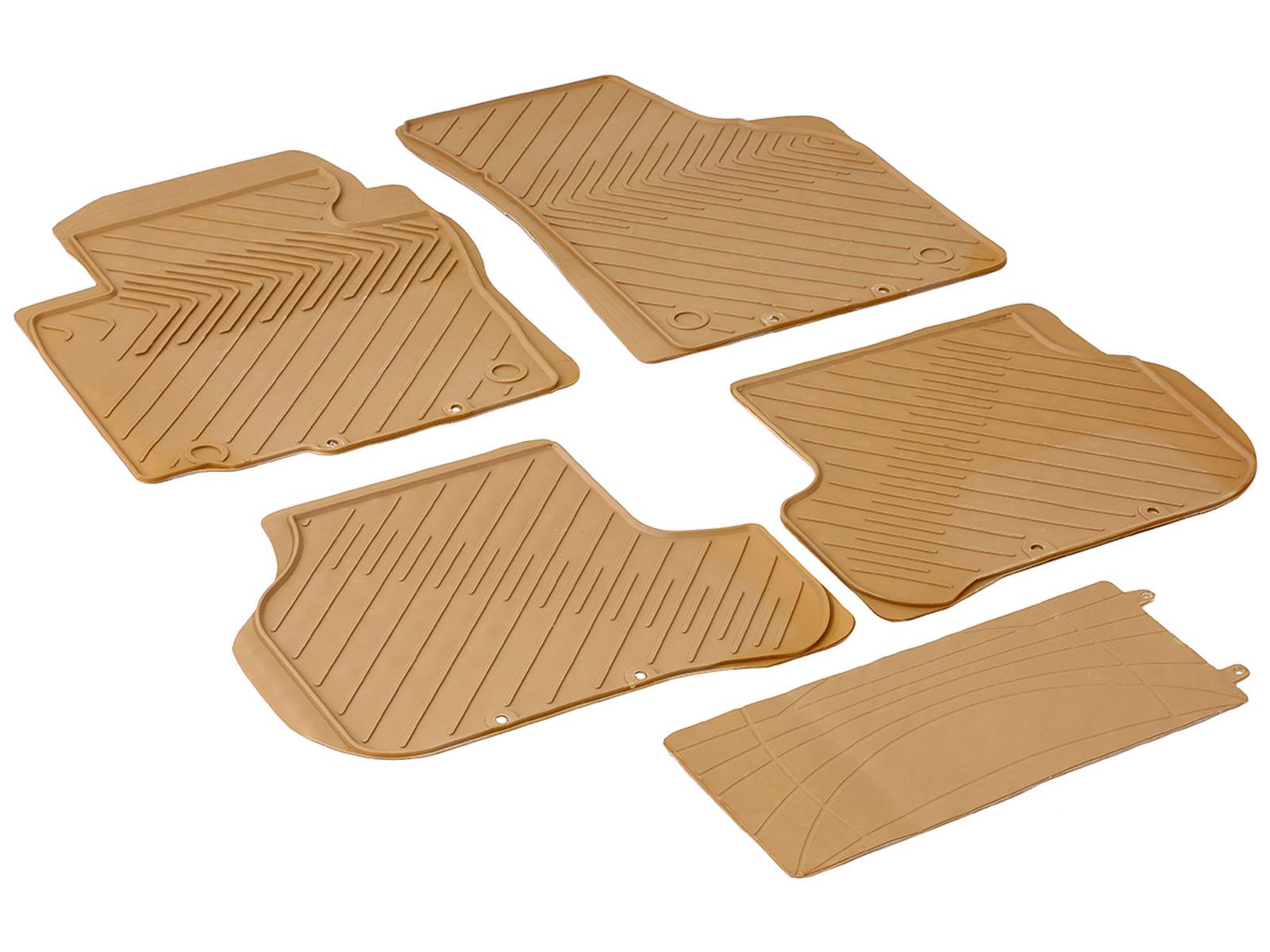 IMAGE2D Araca Özel Kauçuk PaspaslarVOLKSWAGEN JETTA A5 SEDAN (2005 - 2010) KAUÇUK PASPAS BEJ