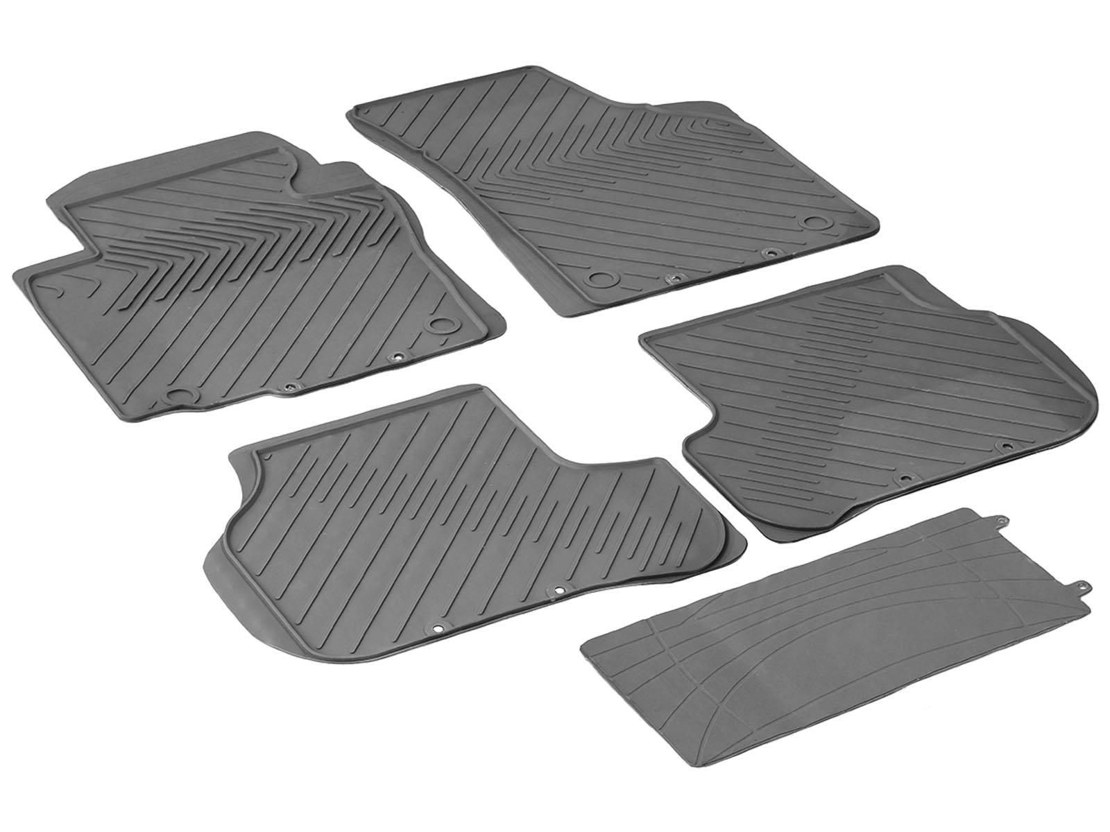 IMAGE2D Araca Özel Kauçuk PaspaslarVOLKSWAGEN JETTA A5 SEDAN (2005 - 2010) KAUÇUK PASPAS GRİ