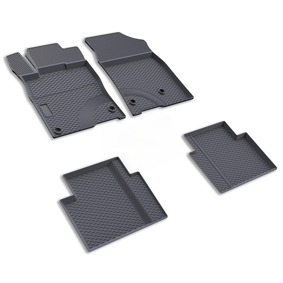 IMAGE3D ARACA ÖZEL KAUÇUK OTO PASPASLARIHONDA CIVIC HB (2021 VE SONRASI) 3D HAVUZLU KAUÇUK PASPAS GRİ