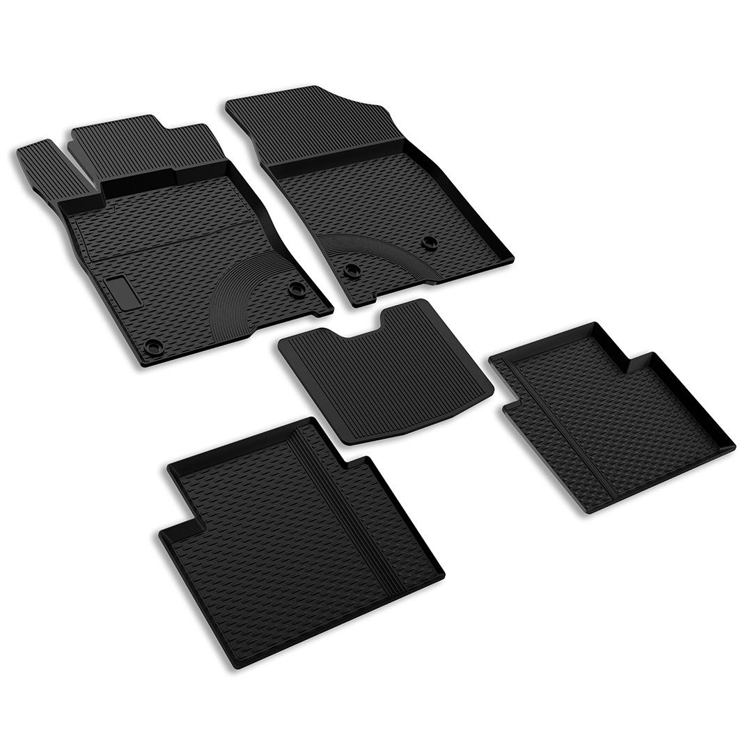 IMAGE3D ARACA ÖZEL KAUÇUK OTO PASPASLARIHONDA CIVIC HB (2017 - 2021) 3D HAVUZLU KAUÇUK PASPAS SİYAH