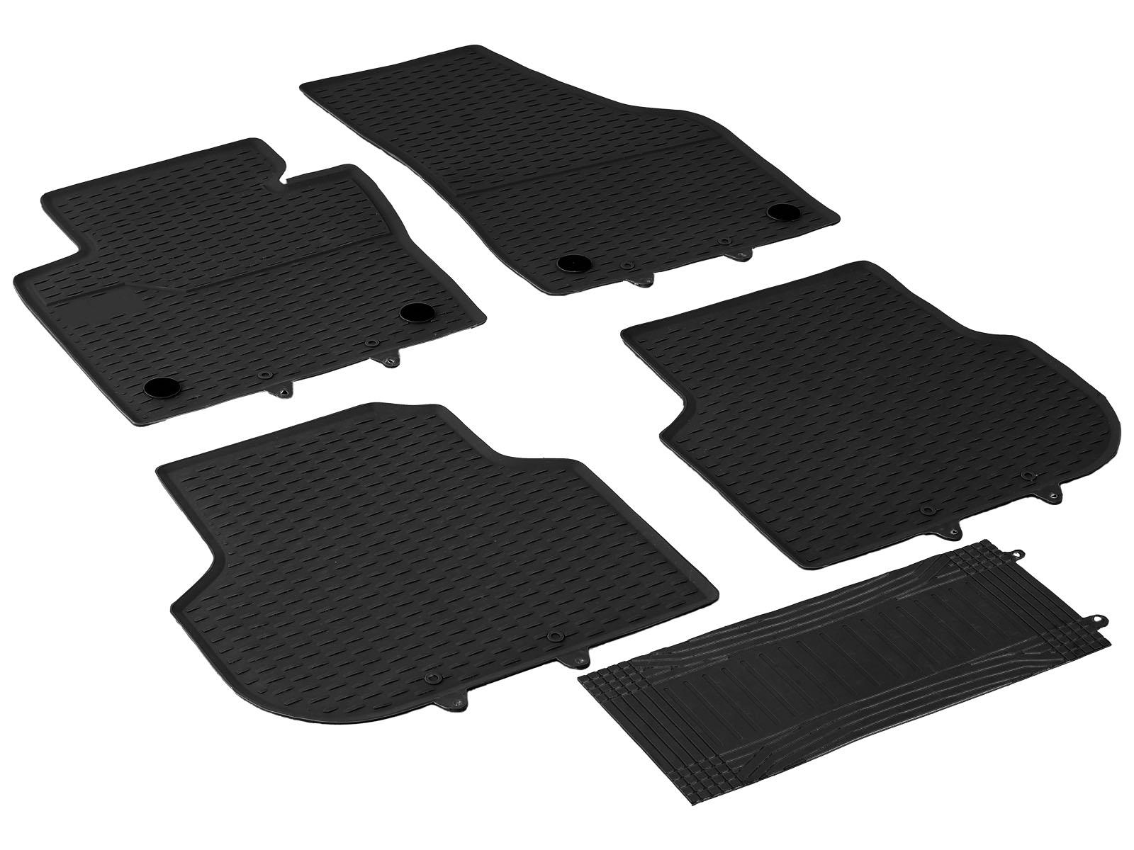 IMAGE3D ARACA ÖZEL KAUÇUK OTO PASPASLARIVOLKSWAGEN GOLF 8 HB (2020 VE SONRASI) 3D HAVUZLU KAUÇUK PASPAS SİYAH