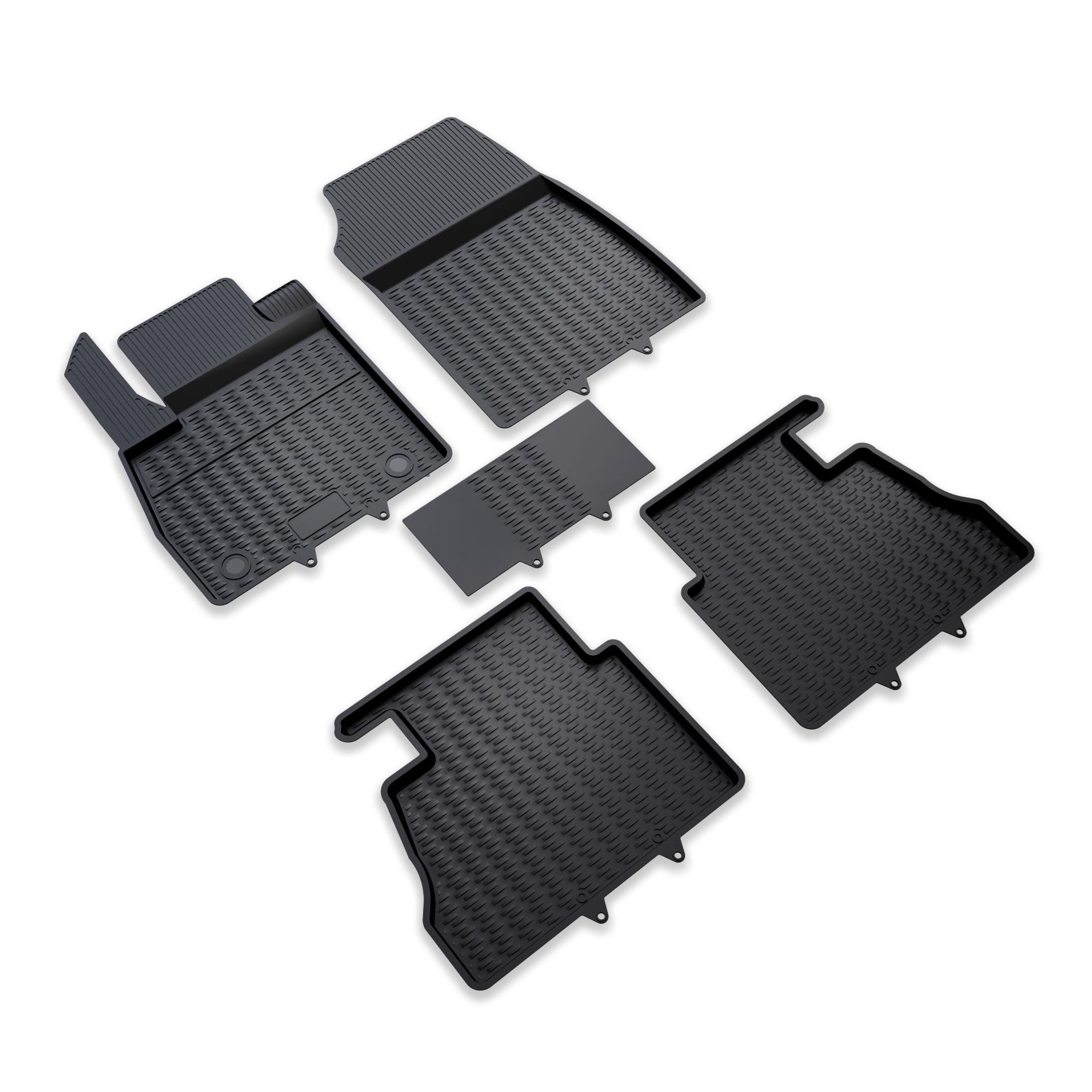 IMAGE3D Araca Özel Kauçuk PaspaslarFORD TOURNEO CONNECT (2021 VE SONRASI) 3D HAVUZLU KAUÇUK PASPAS SİYAH