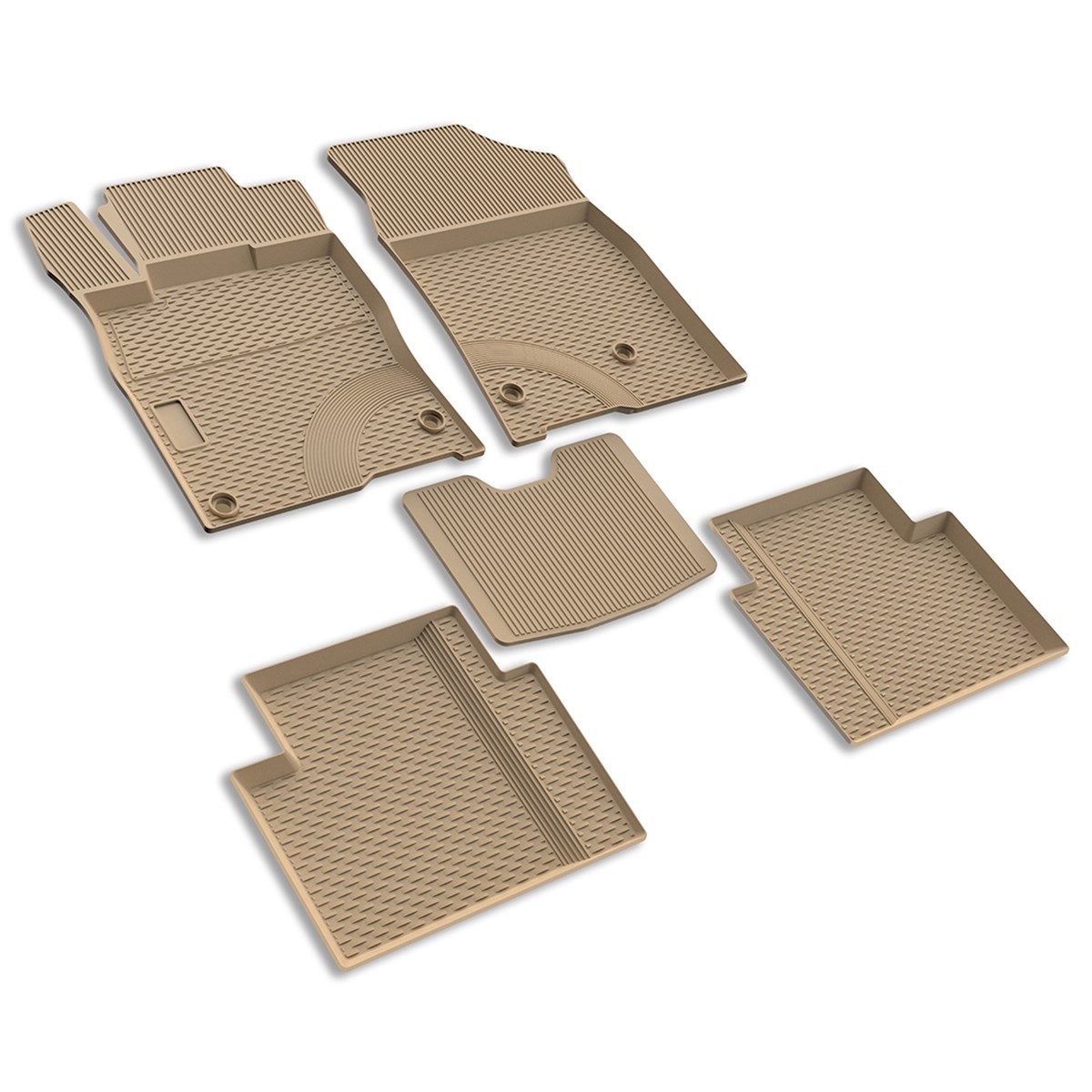 IMAGE3D Araca Özel Kauçuk PaspaslarHONDA CIVIC SEDAN HAVUZLU / BEJ