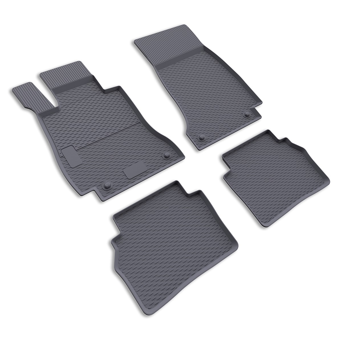 IMAGE3D Araca Özel Kauçuk PaspaslarMERCEDES E SERİSİ W213 SEDAN HAVUZLU / GRİ