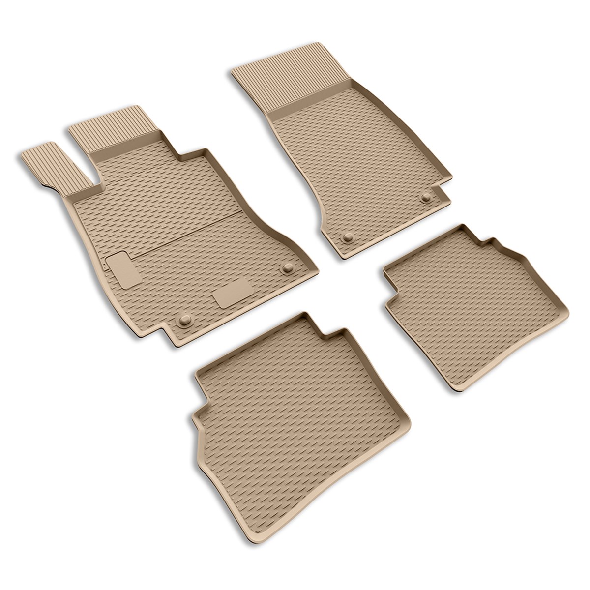 IMAGE3D Araca Özel Kauçuk PaspaslarMERCEDES E SERİSİ W213 SEDAN HAVUZLU / BEJ