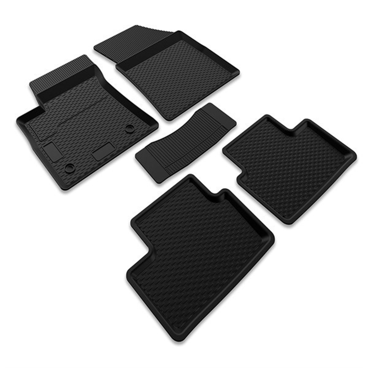 IMAGE3D Araca Özel Kauçuk PaspaslarRENAULT MEGANE IV SEDAN (2016 - ....) HAVUZLU / SİYAH