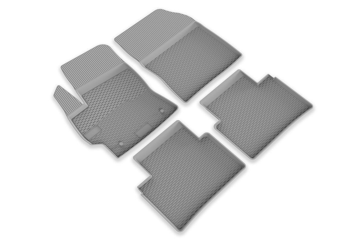 IMAGE3D Araca Özel Kauçuk PaspaslarTOYOTA COROLLA E210 SEDAN (2019 - ....) HAVUZLU / GRİ