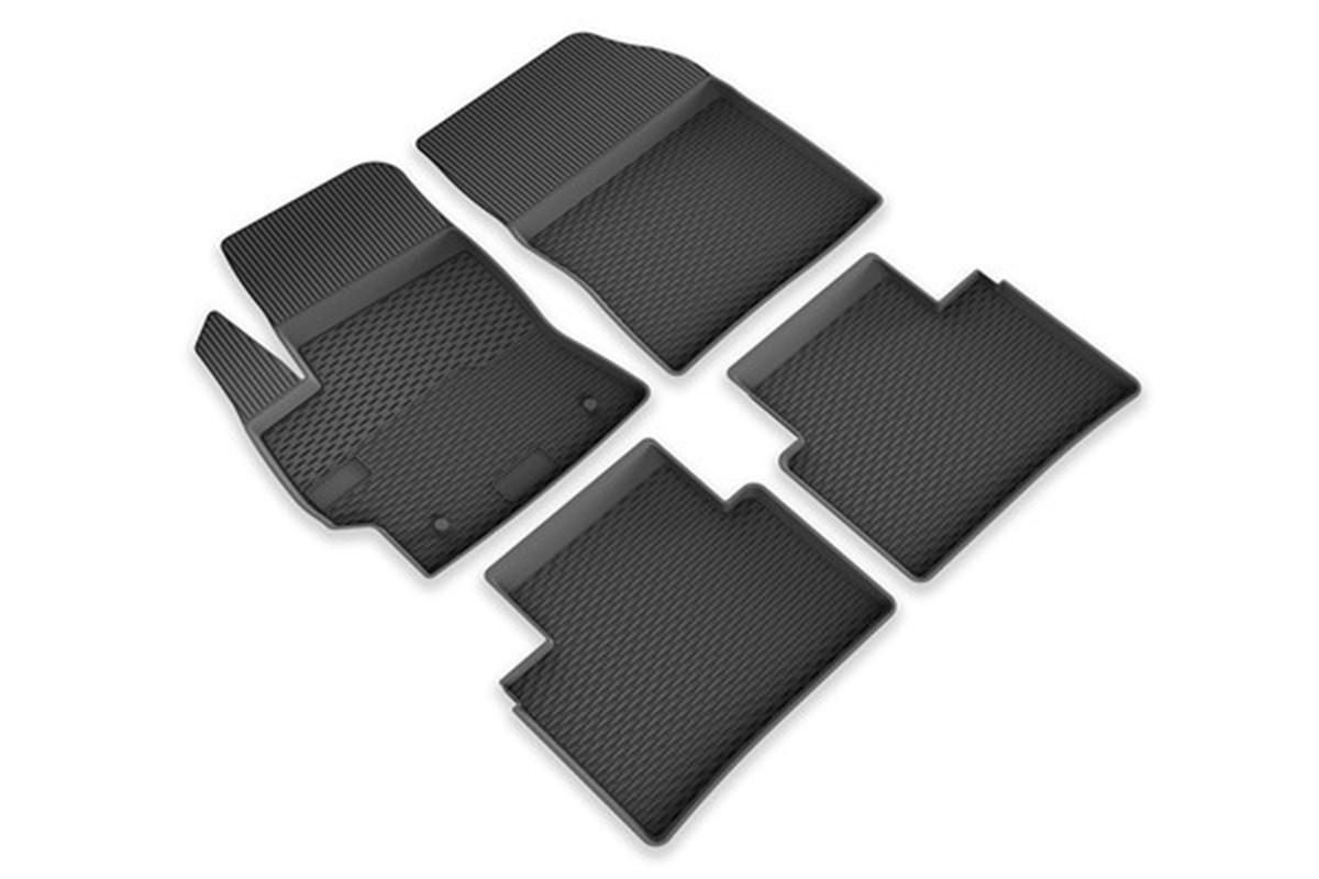 IMAGE3D Araca Özel Kauçuk PaspaslarTOYOTA COROLLA E210 SEDAN (2019 - ....) HAVUZLU / SİYAH