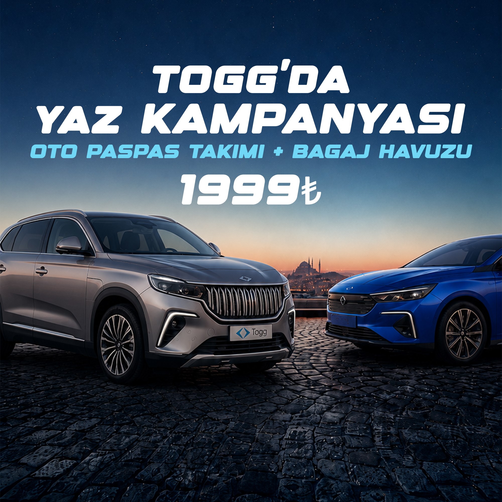 IMAGEARACA ÖZEL KAUÇUK OTO PASPASLARITOGG T10X YAZ KAMPANYASI OTO PASPAS TAKIMI VE BAGAJ HAVUZU