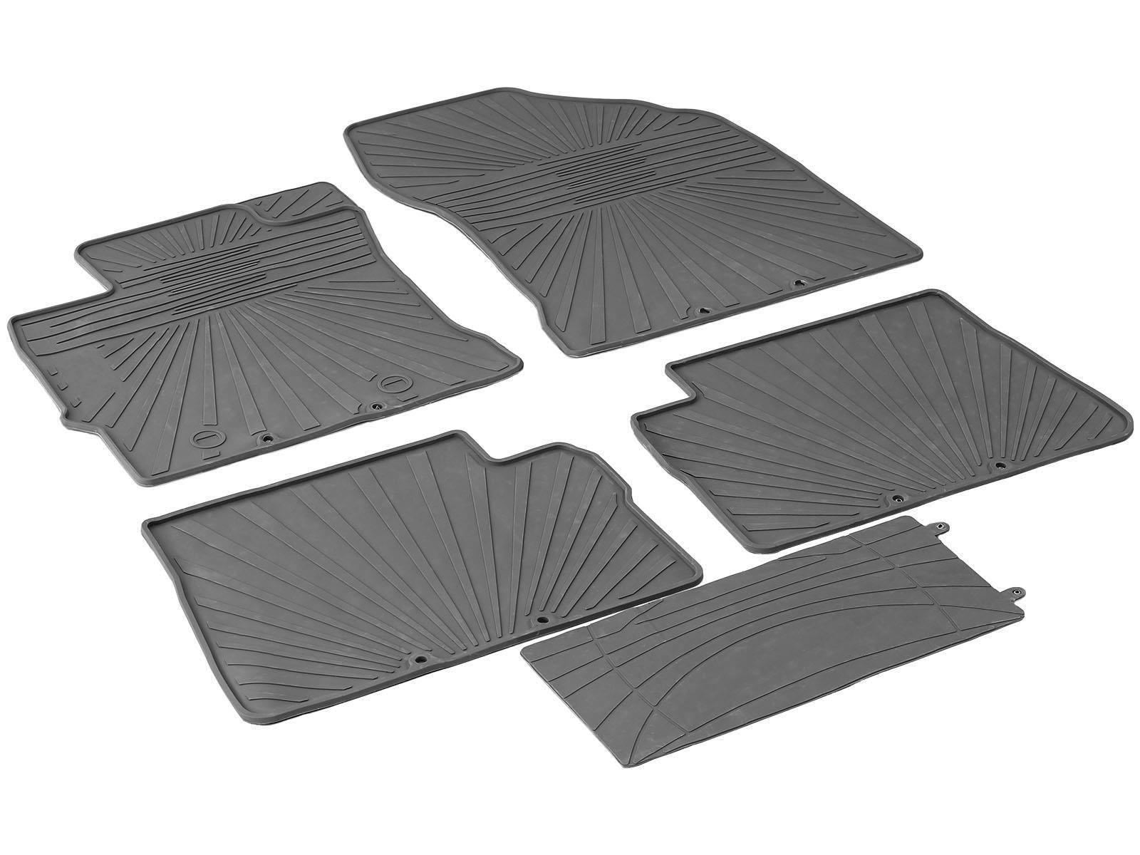 IMAGEARACA ÖZEL KAUÇUK OTO PASPASLARITOYOTA COROLLA E170 SEDAN (2013 - 2018) KAUÇUK OTO PASPASI GRİ