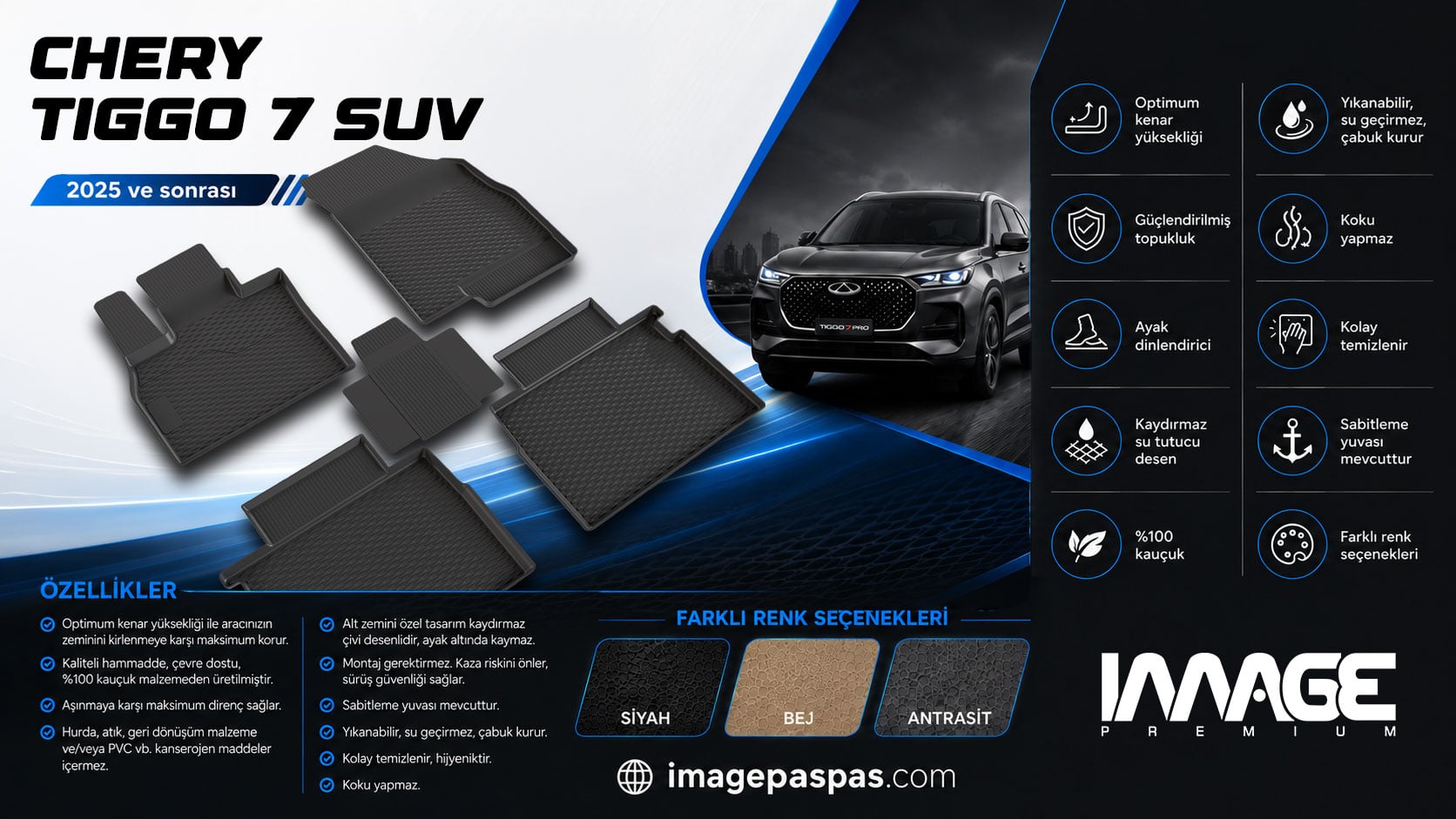 CHERY TIGGO 7 SUV 2025 VE SONRASI
