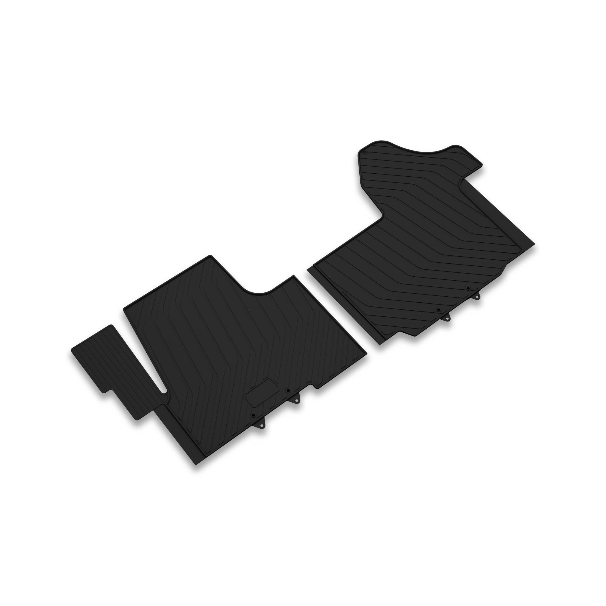 IMAGE2D Araca Özel Kauçuk PaspaslarRENAULT TRAFIC (2025 VE SONRASI) KAUÇUK PASPAS SİYAH 