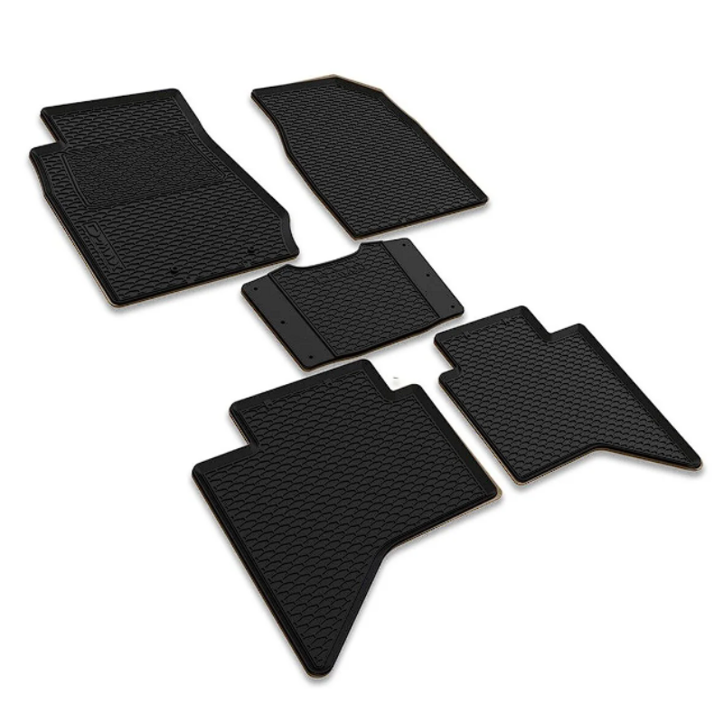 IMAGE3D Araca Özel Kauçuk PaspaslarISUZU D MAX PICK-UP OEM (2012 - 2020) KAUÇUK PASPAS SİYAH