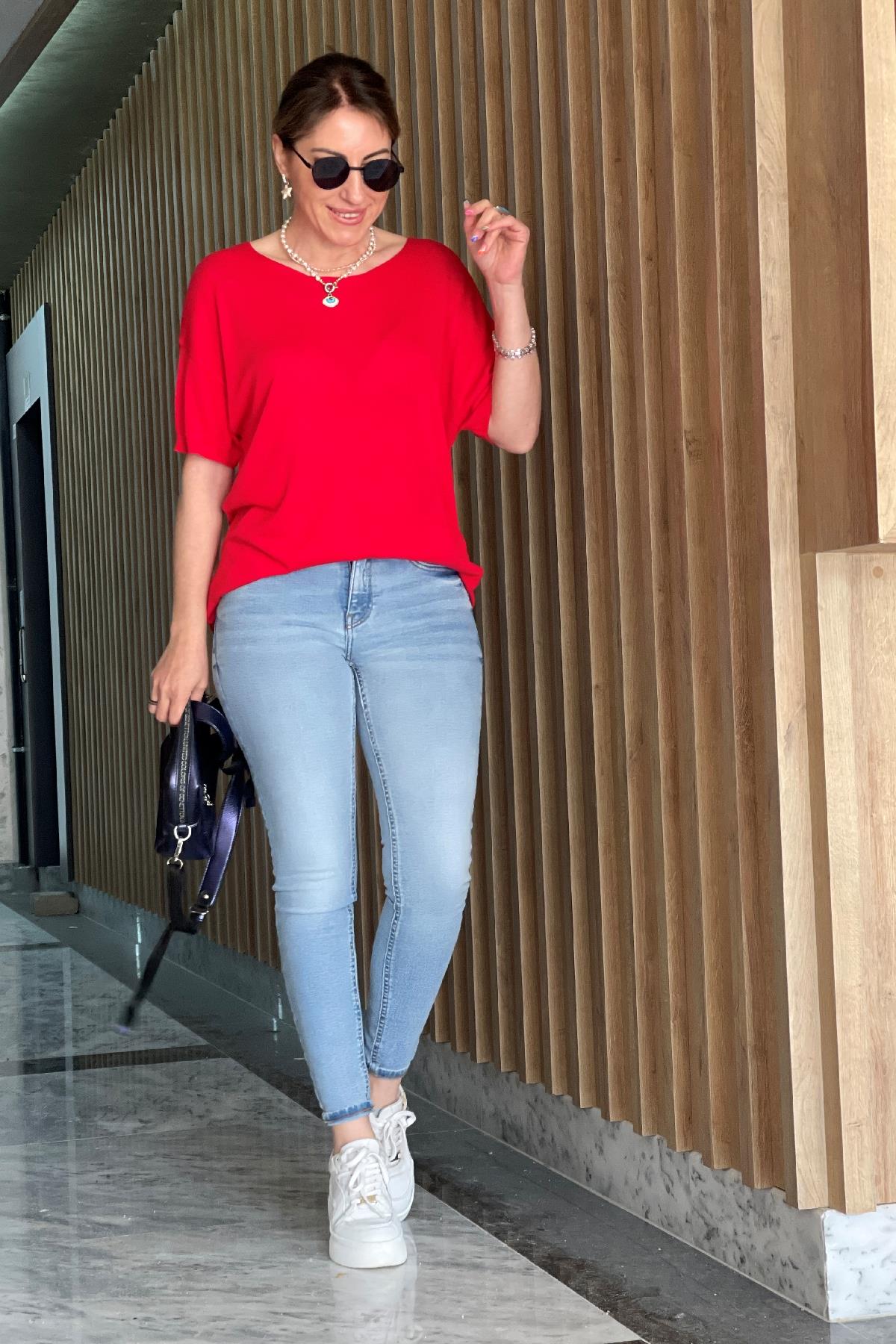 Açık Mavi Skinny Jean