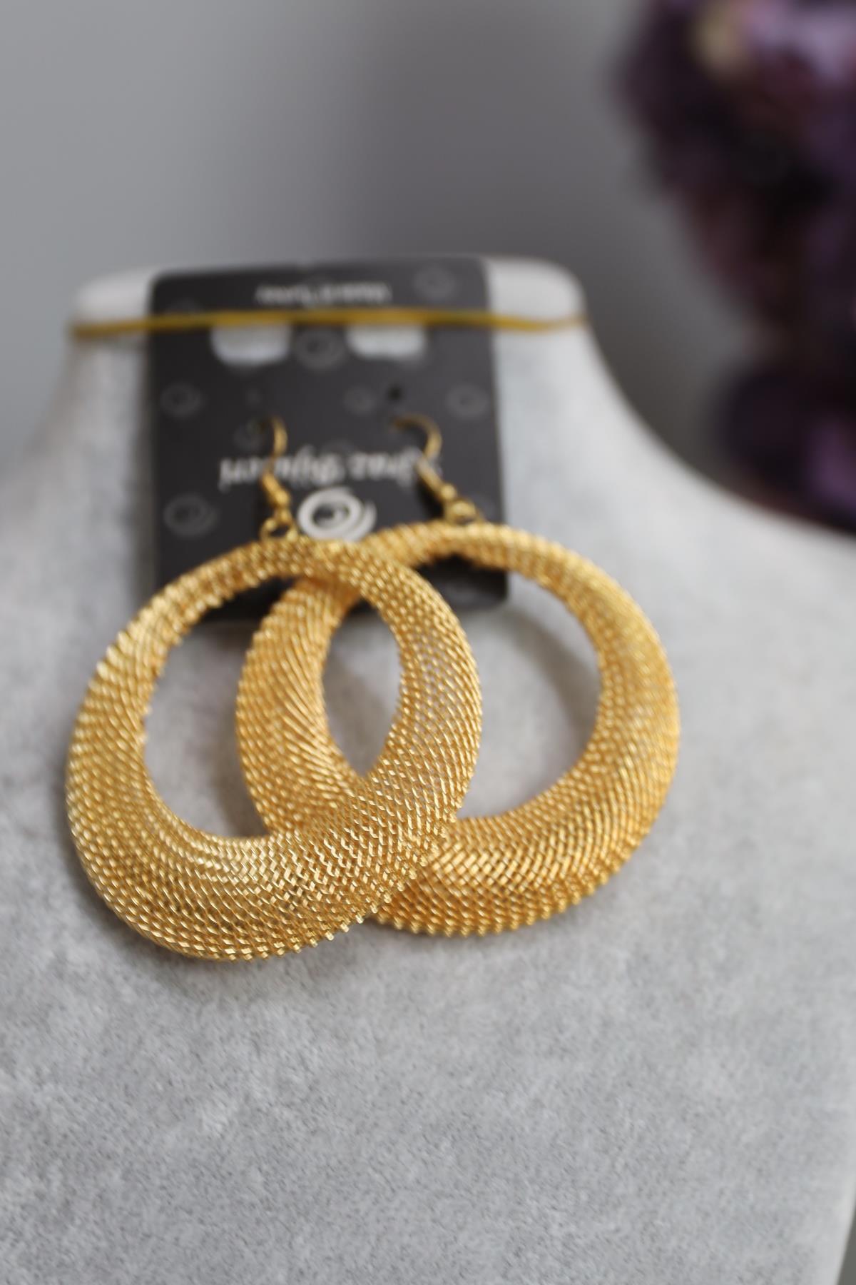 Gold Çelik Küpe