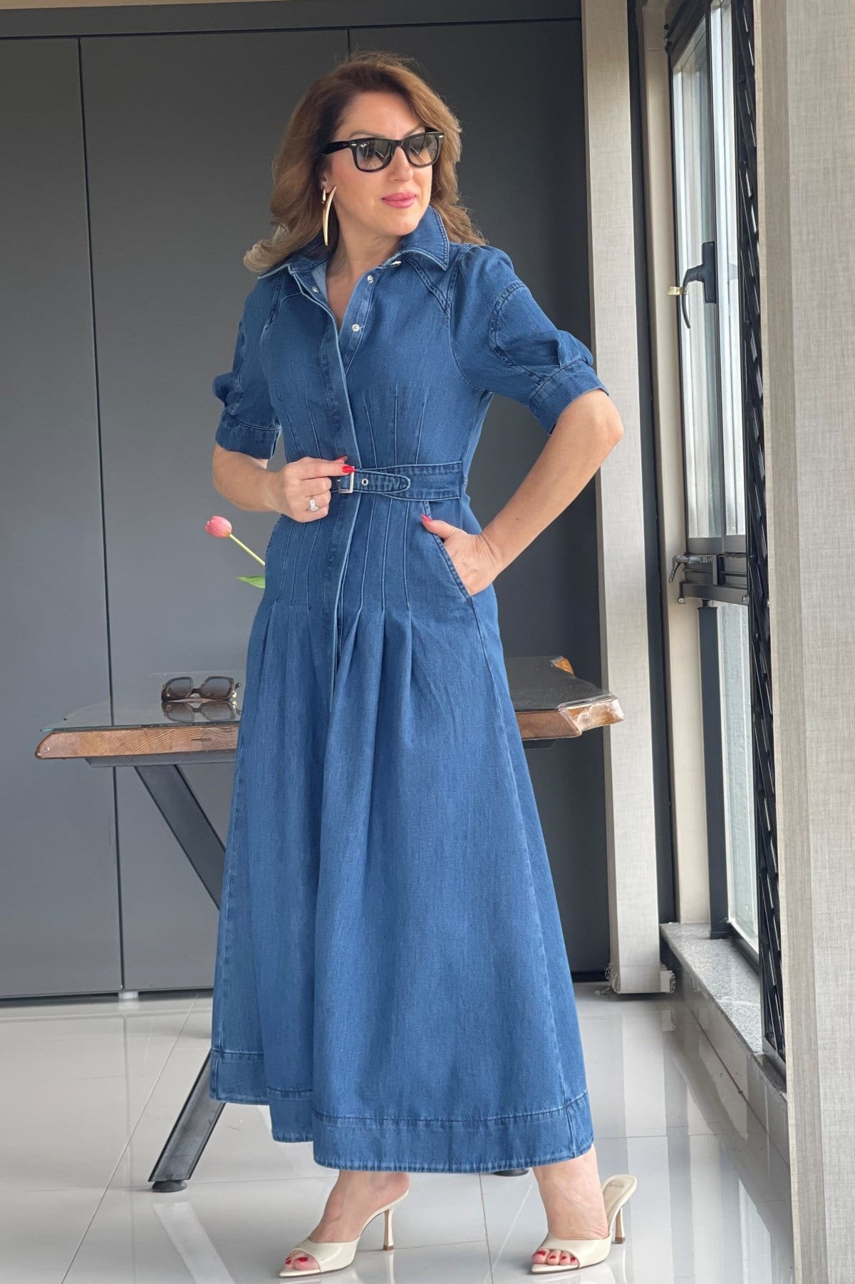 Kemer Detay Jean Elbise