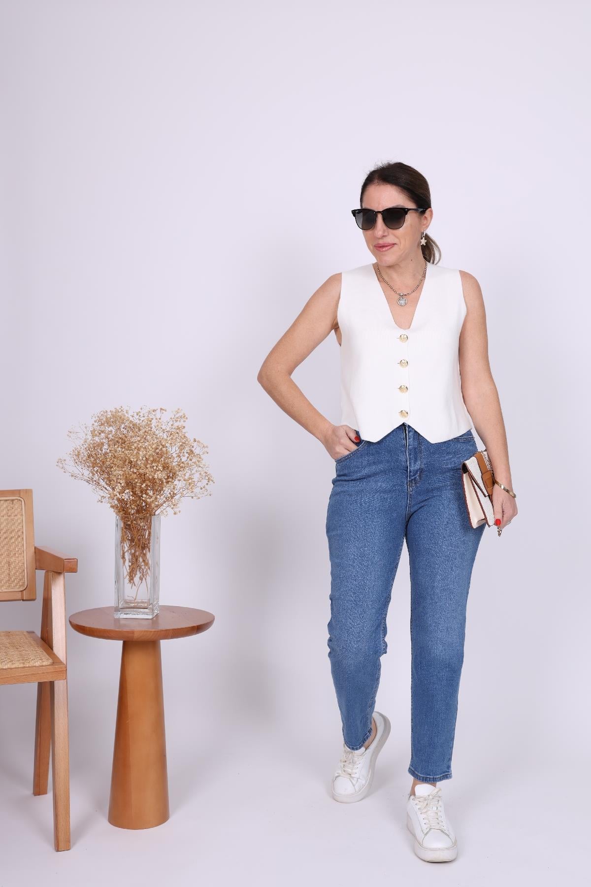 Kot Mavisi Boyfriend Jean
