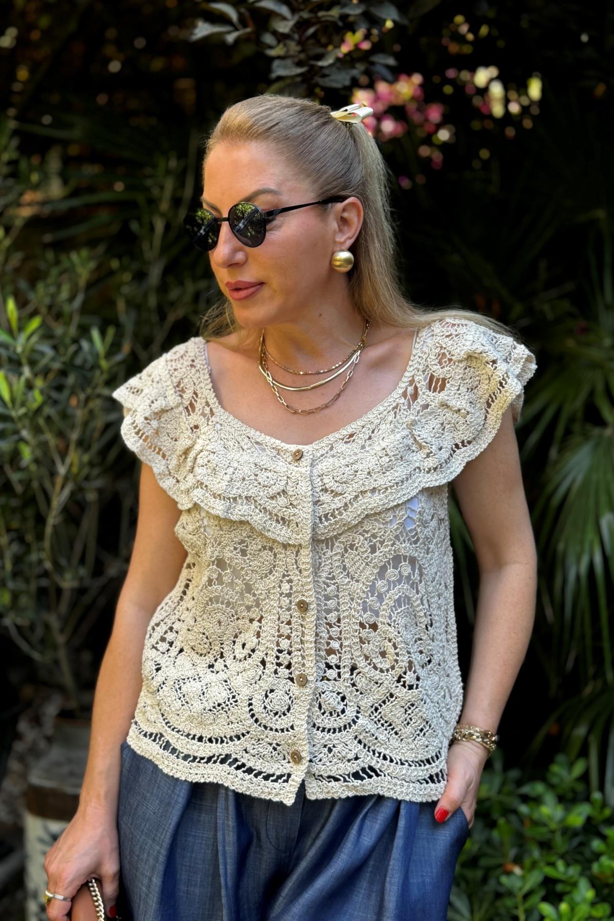 Mekik İş Oversize Yelek
