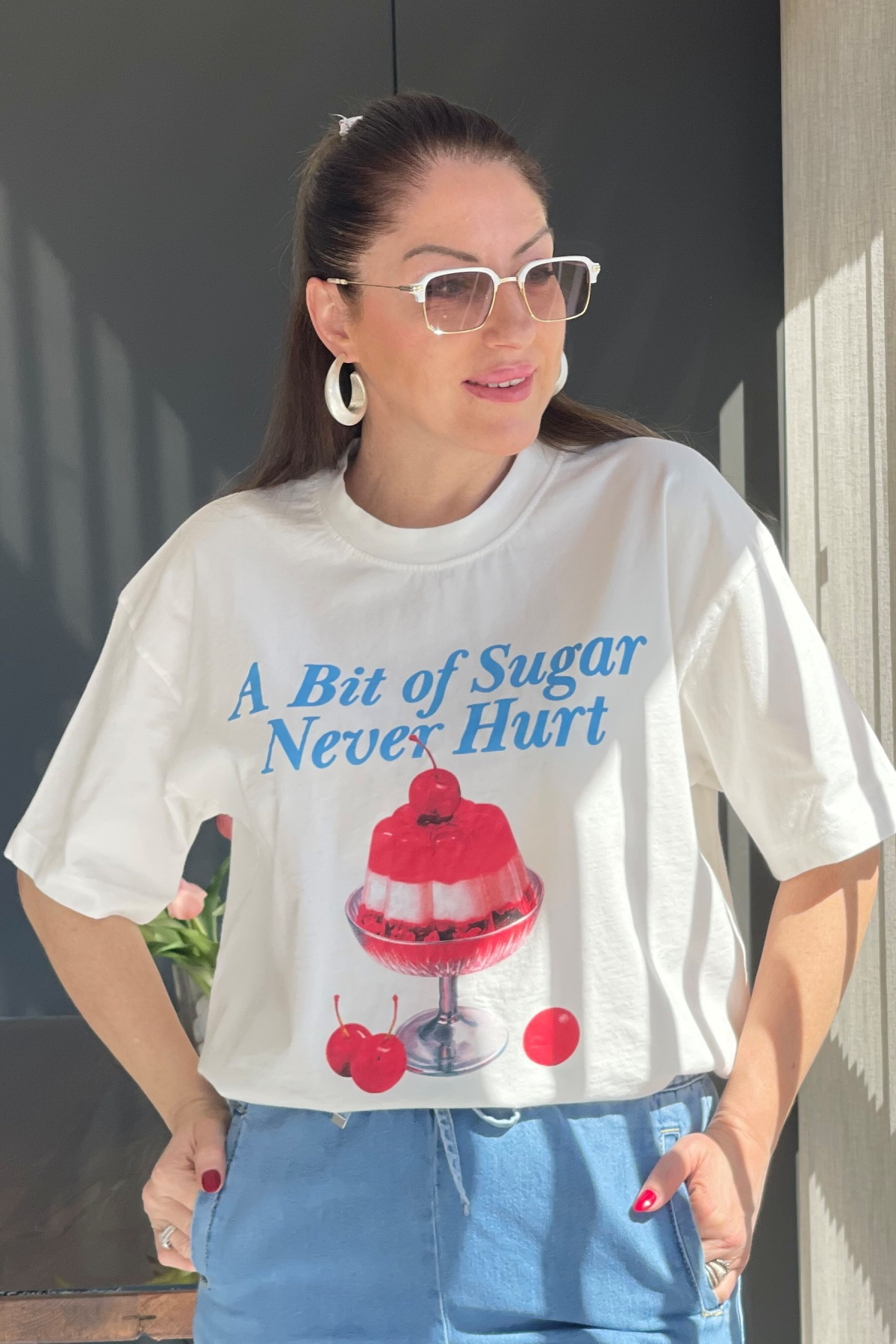 Sugar Baskı T-shırt