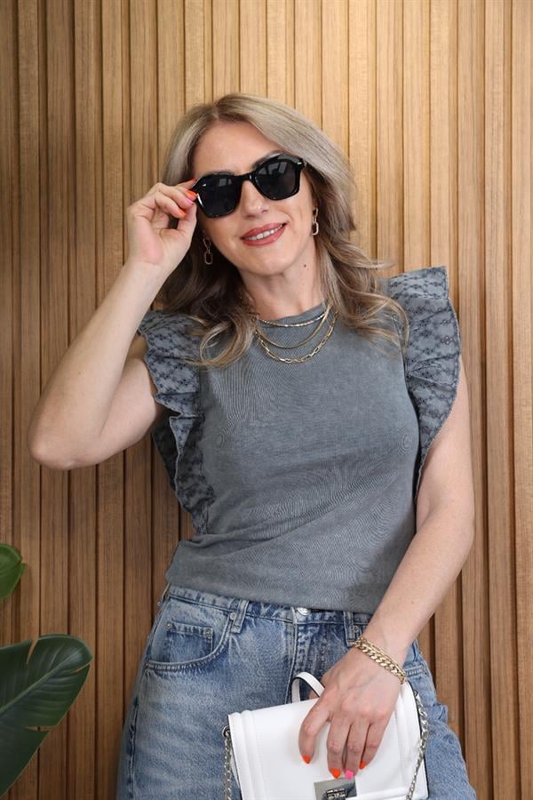 Fisto Kol Antrasit Bluz