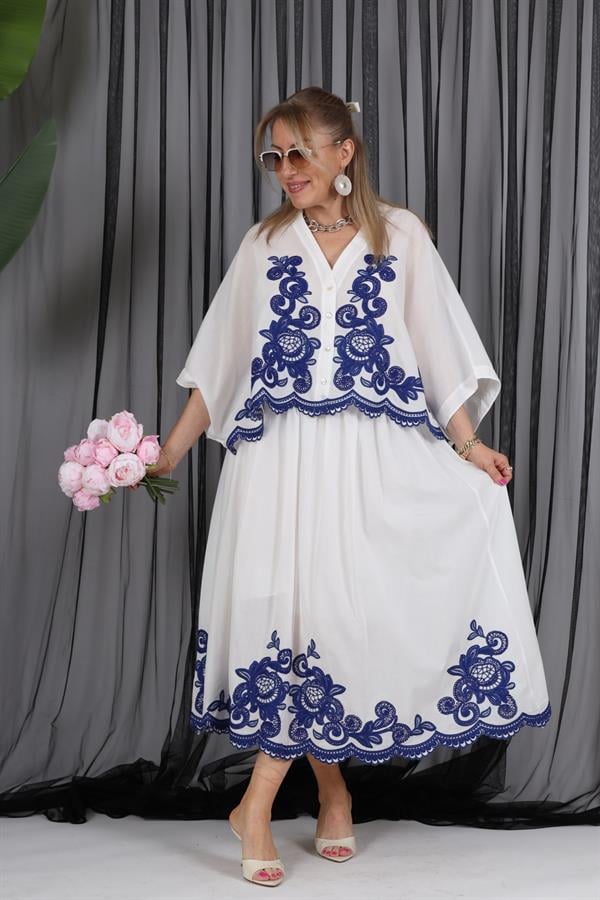 Nakış Detay Oversize Takım