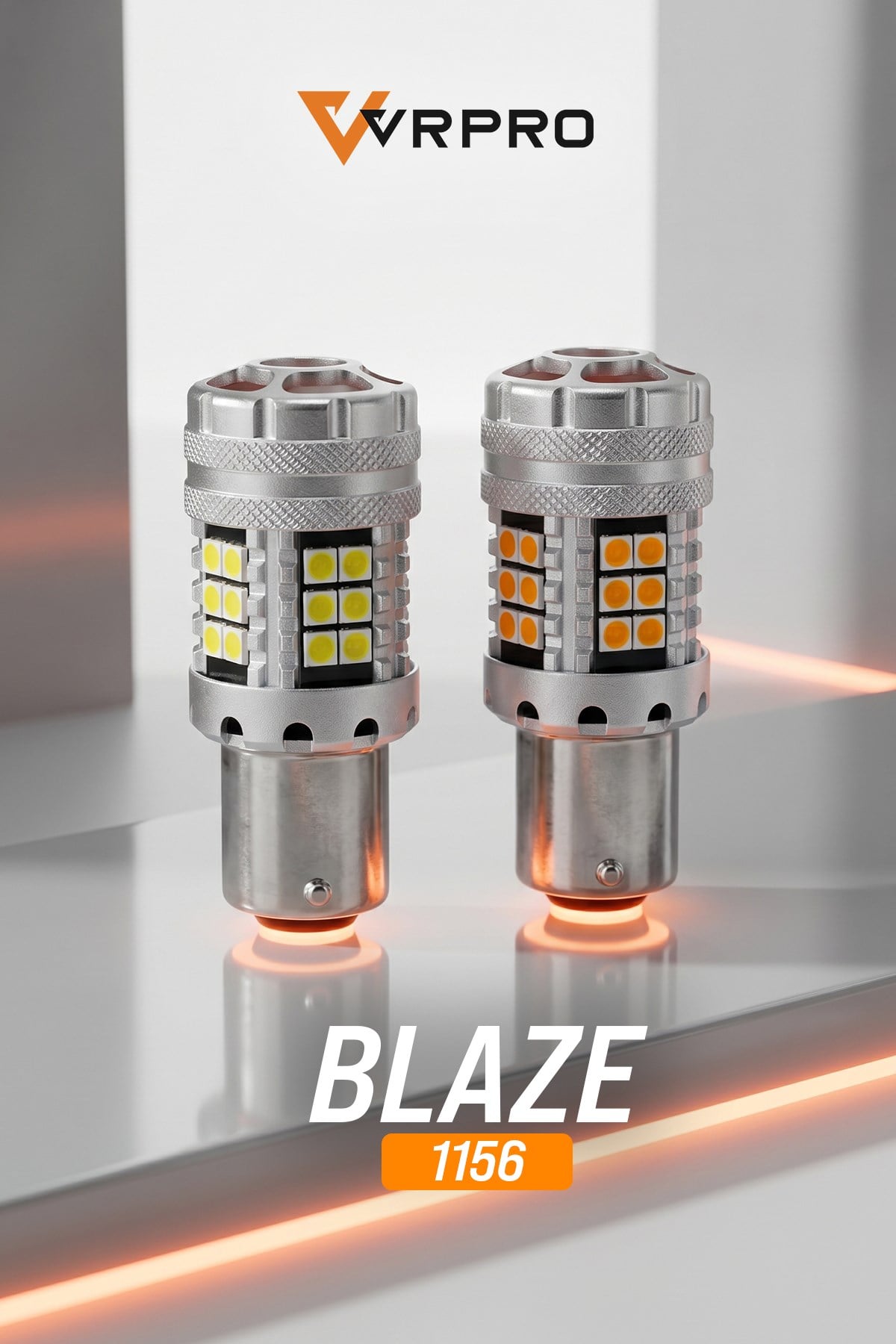 1156-30 LEDLİ FANLI BLAZE TURUNCU