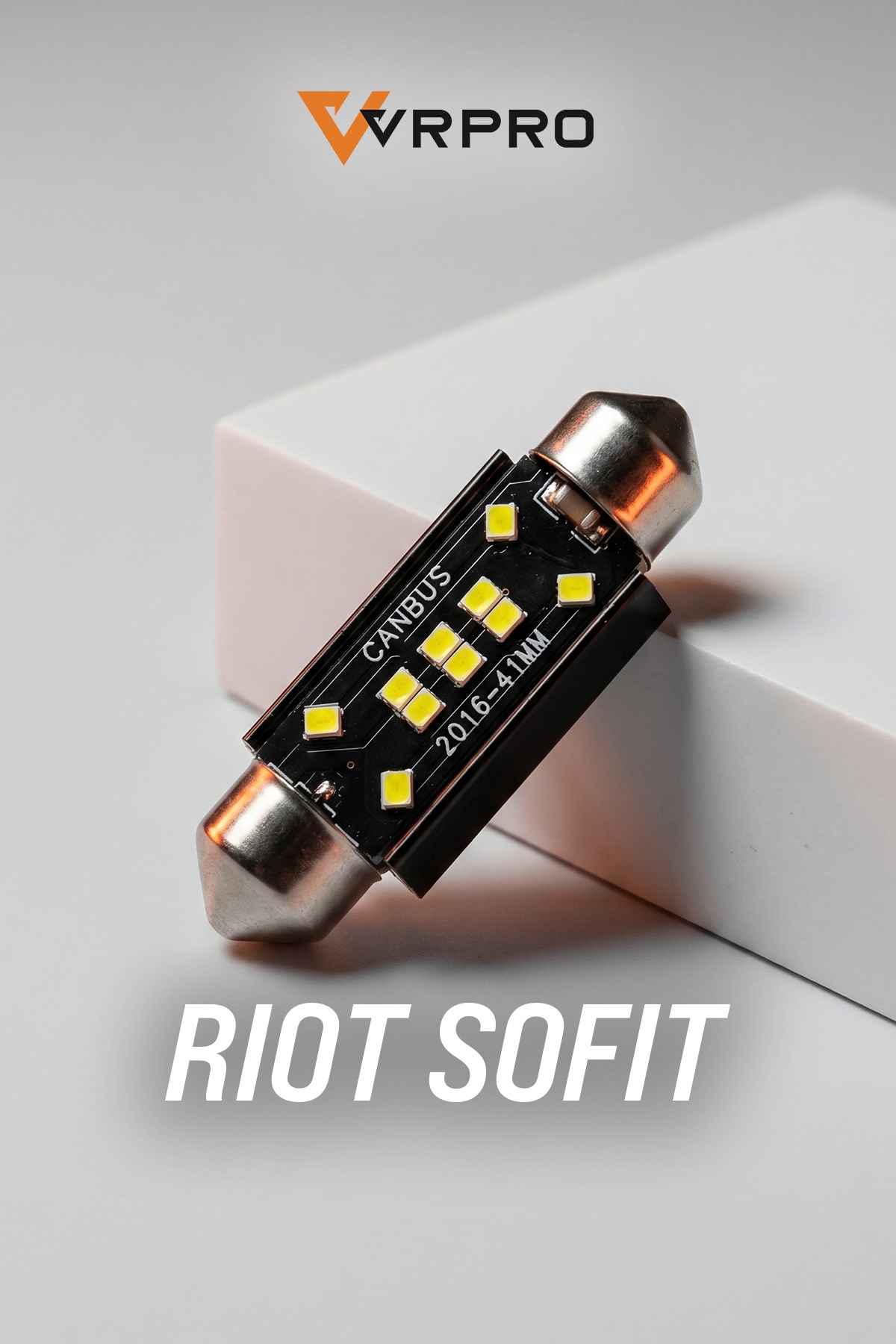RIOT SOFIT 41MM 10 LEDLİ DÖKME BEYAZ 12V