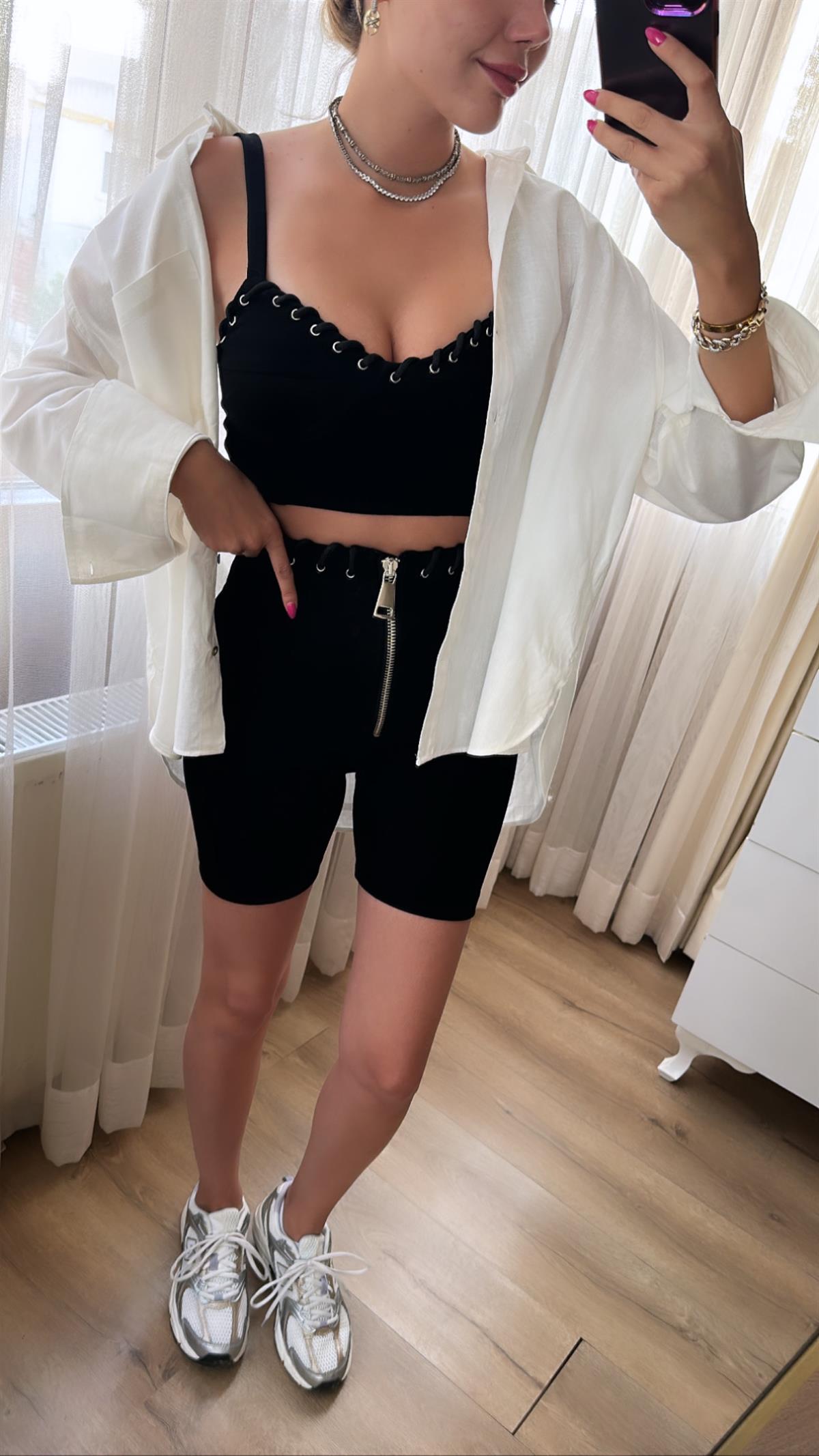 Orjiinal Model Kusgozu Crop Top