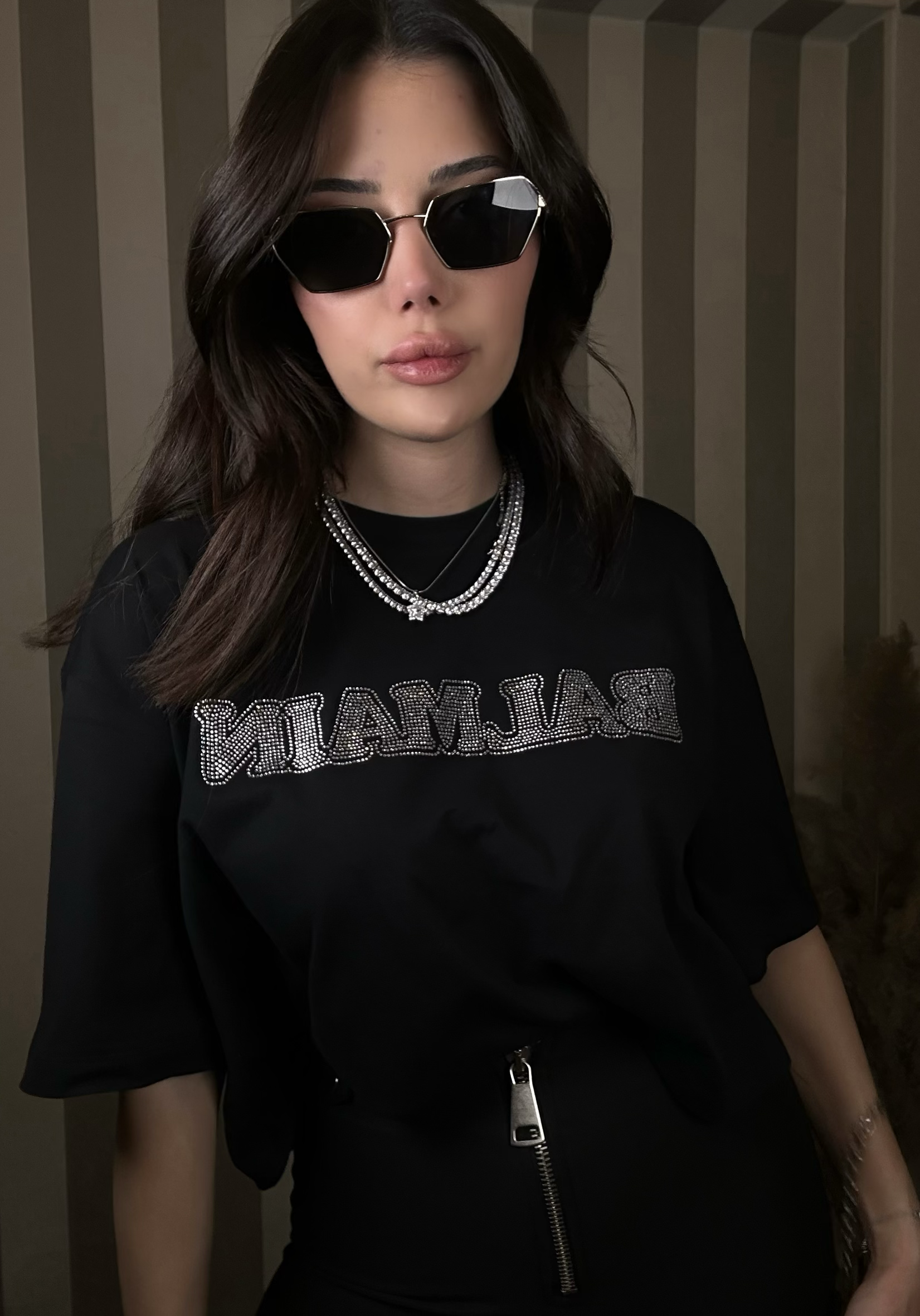 Balmain Taşlı Tshirt