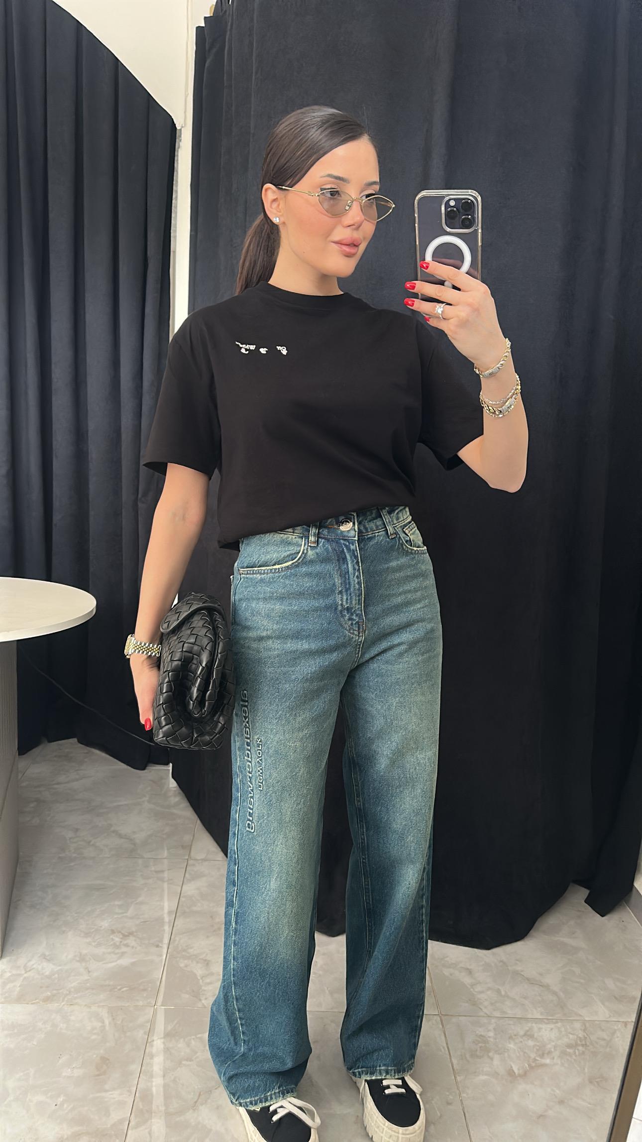 Premium Siyah Sırtı Baskılı Tshirt