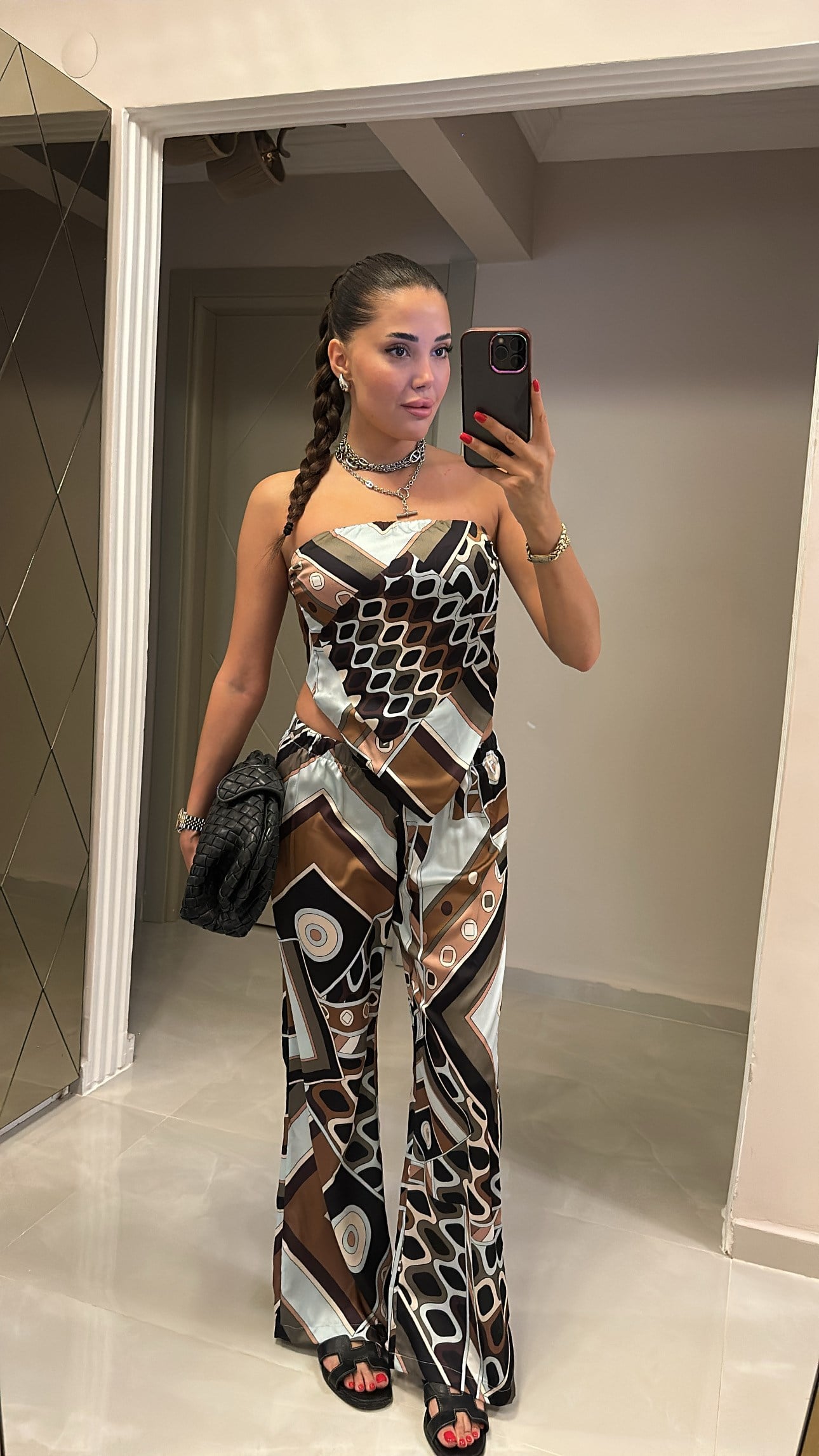 MONA FULAR TOP & PANTOLON TAKIM