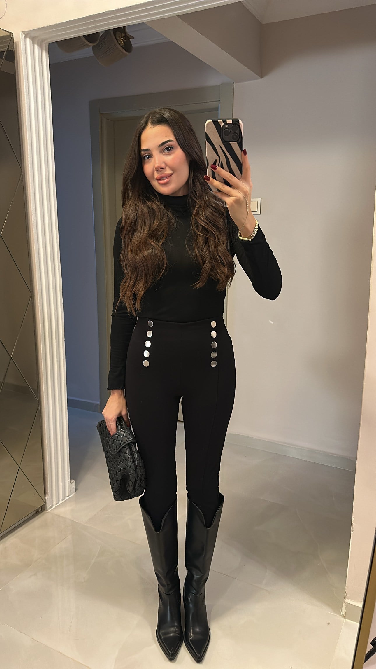 PREMIUM DÜĞMELİ TAYT PANTOLON