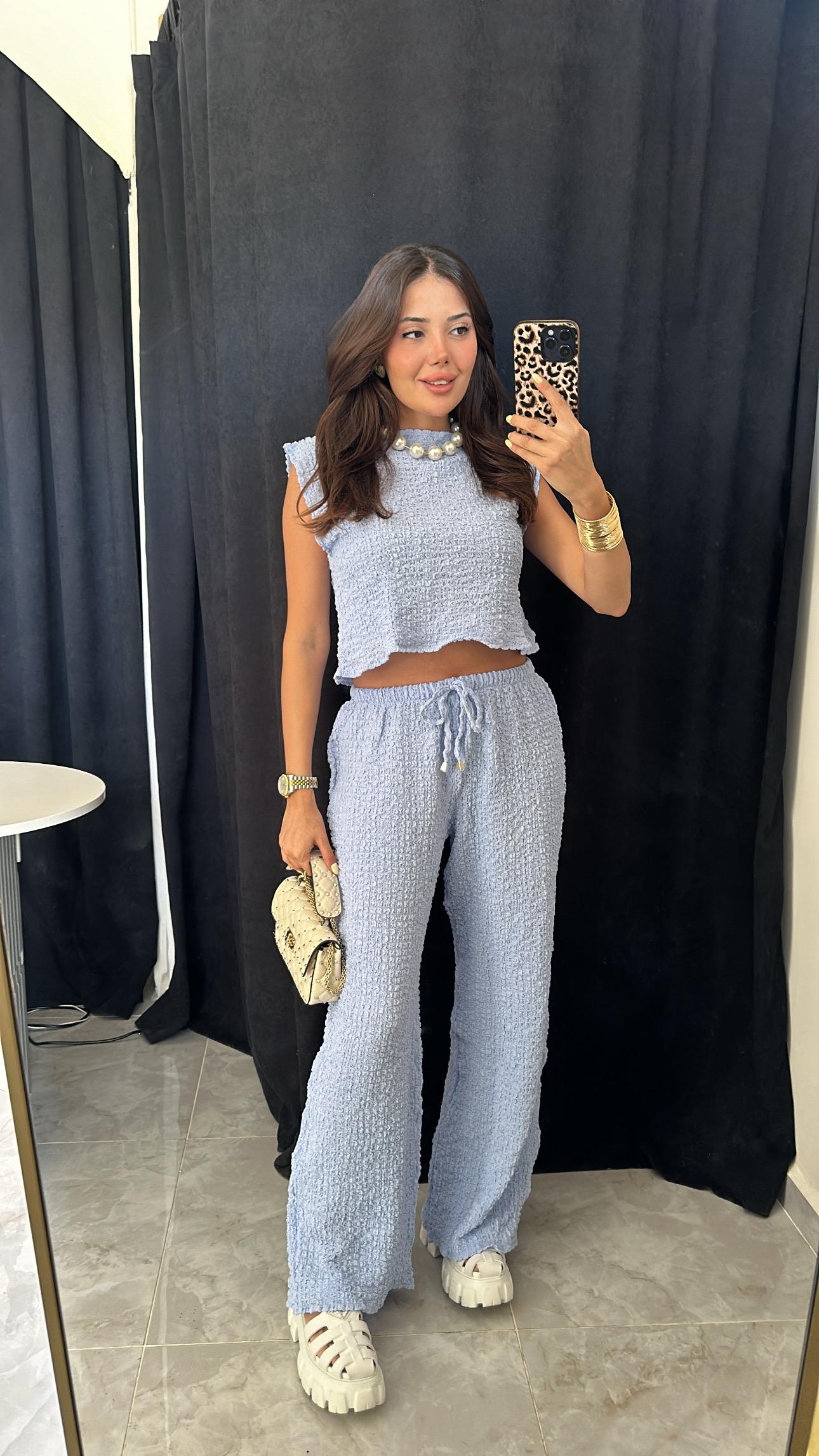 Zra Model Bebe Mavisi Bürümcük Takım 