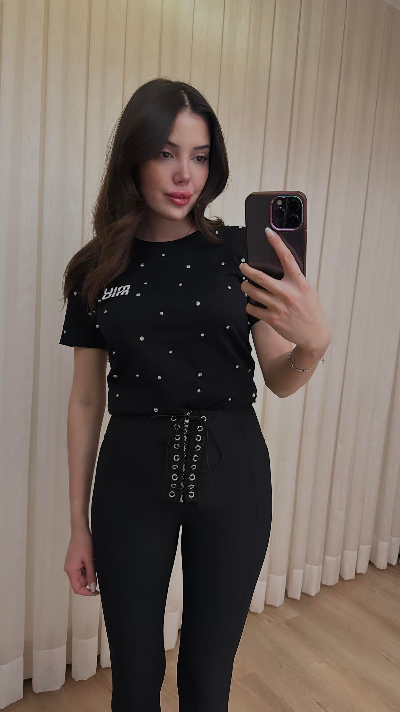 Miu Miu T-shirt Siyah