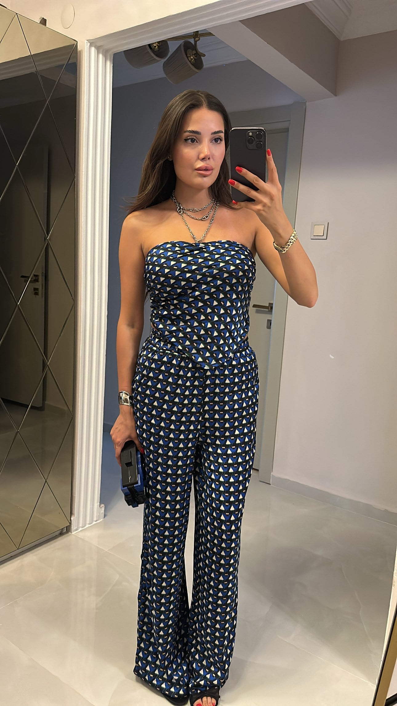 VERA FULAR TOP & PANTOLON TAKIM