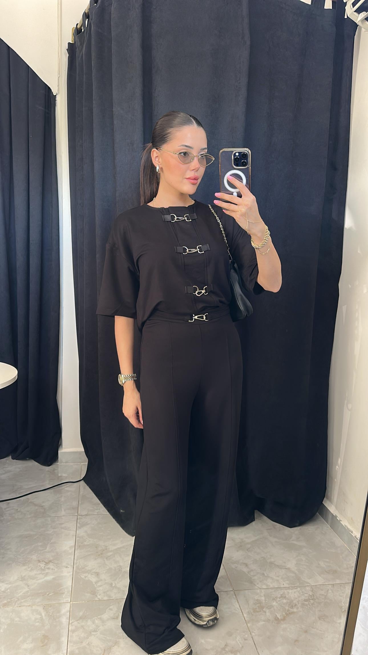 Kanca Detaylı Pantolon