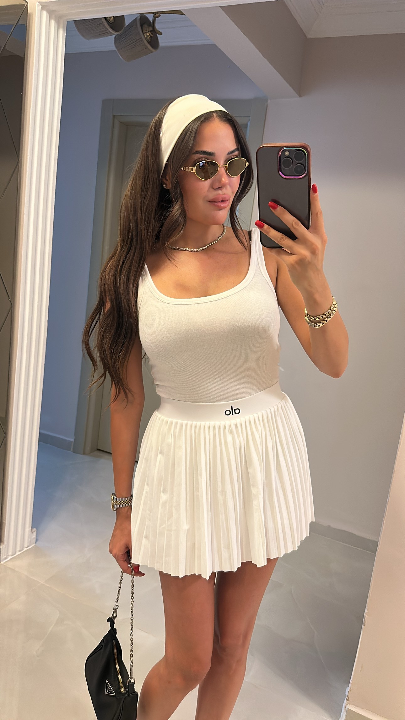 MARKA MODEL ŞORT ETEK BEYAZ