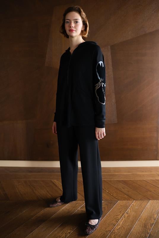 MODAL KAPŞONLU FERMUARLI EŞOFMAN ÜSTÜ