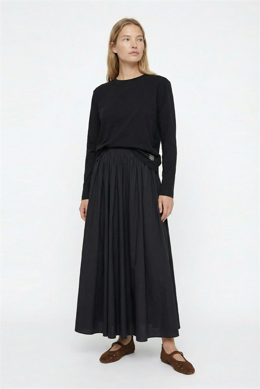 COTTON PENYE COS UZUN KOLLU KISA BLUZ