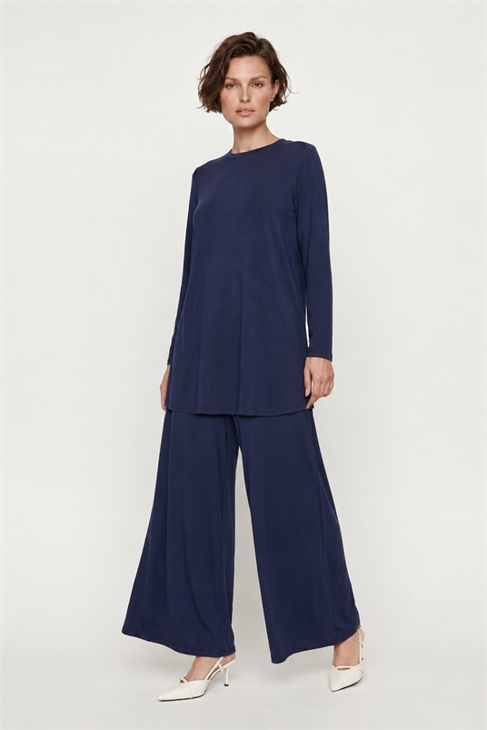 RAYON GENİŞ PAÇA PANTOLON ETEK